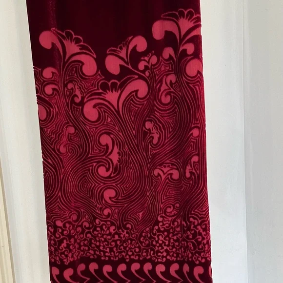 J PETERMAN vintage full length velvet sleeveless sheath - Picture 4 of 10